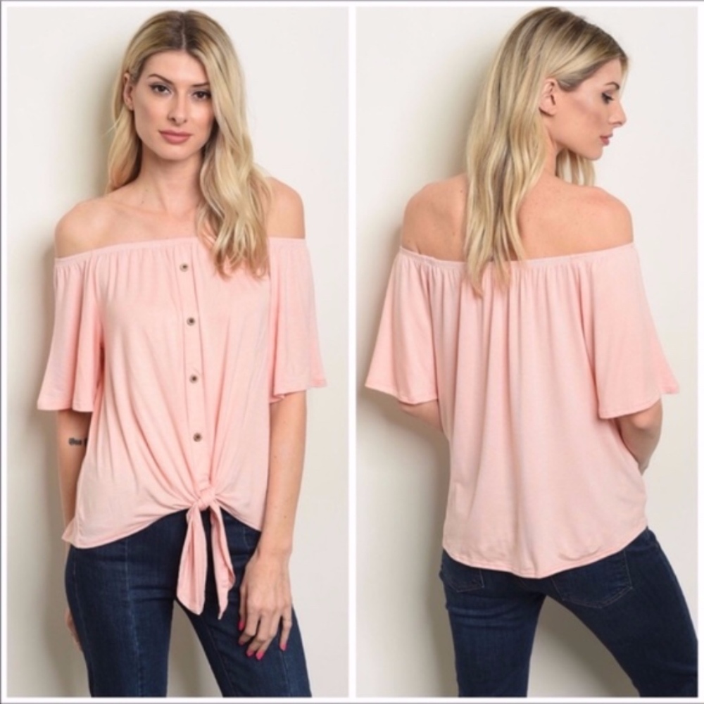 Promesa - Off the Shoulder Tie Front